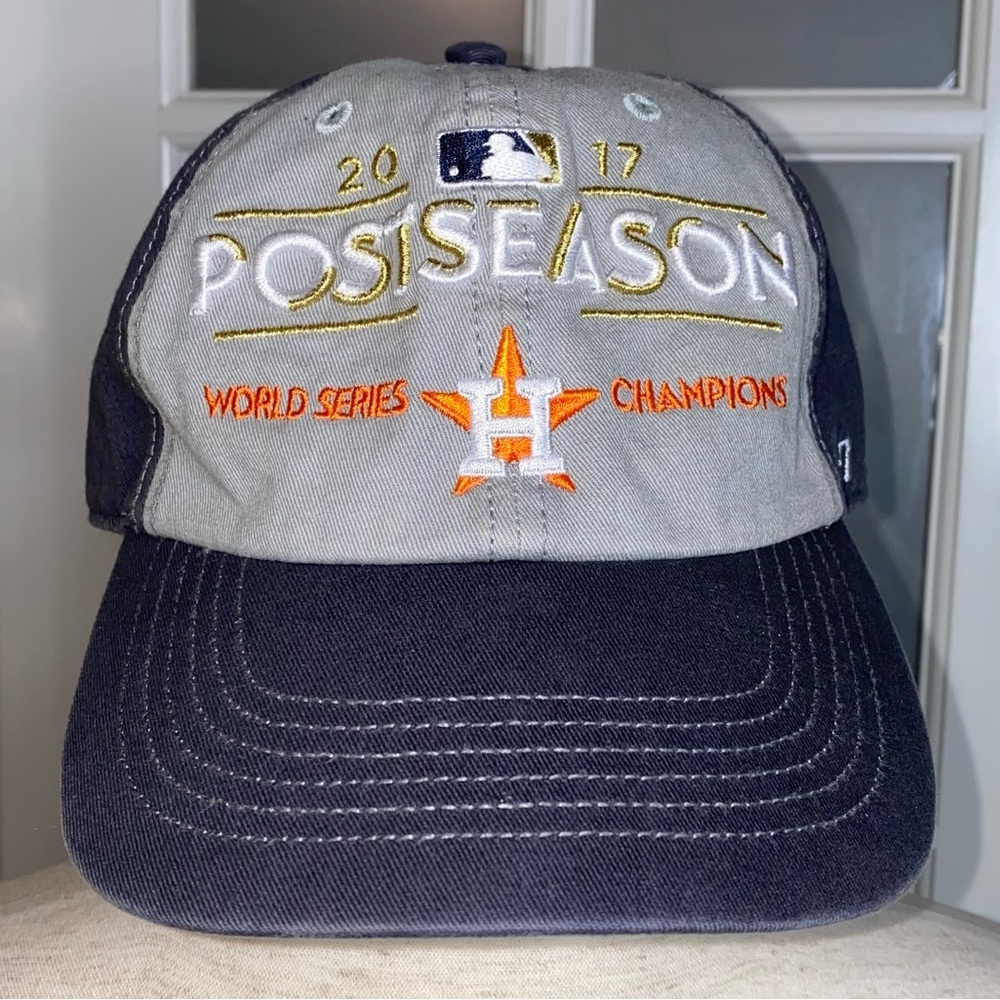 GUC Youth, Houston Astros 2017 World Series Champions Adjustable Cap Blue & Gray